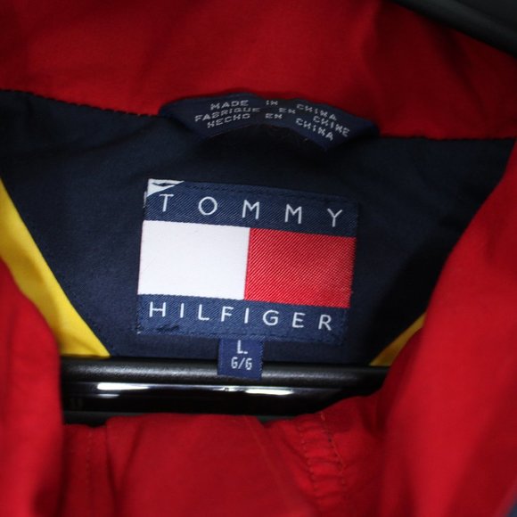 VTG Tommy Hilfiger Spell Out Down Jacket L260 - Picture 7 of 8